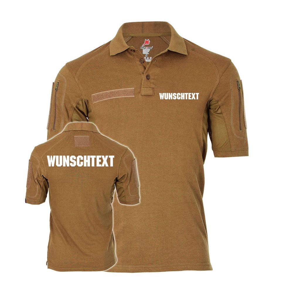 Tactical Polo Desired text Olive Special Unit Polo Shirt Shirt Alfashirt # 32058