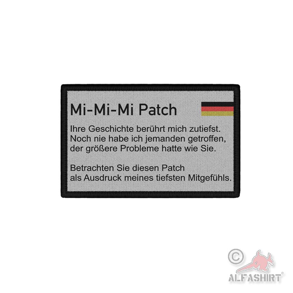 Patch Mi-Mi-Mi Kollege Soldat Ausbilder Jammern rum heulen auf der Arbeit #45110
