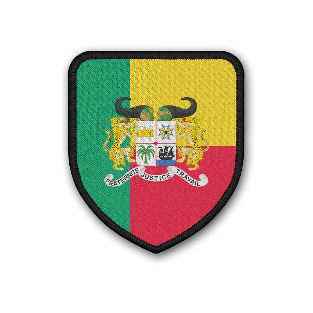 Patch Flag of Benin Flagge Benin Staat Abzeichen Nation Wappen#21322