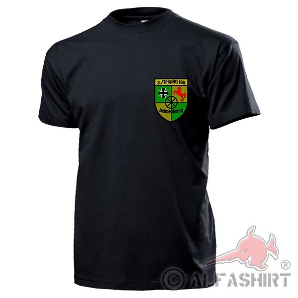 3 TrspBtl 165 Transport Battalion Bundeswehr Crest Delmenhorst - T Shirt # 17748