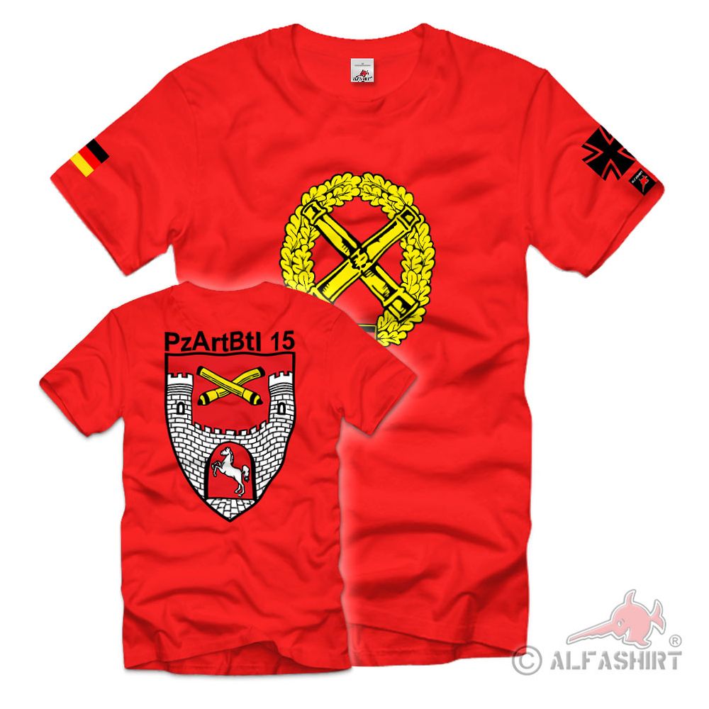 Barettabzeichen Panzerartillerie PzArt Wappen Heer Bundeswehr T Shirt #41028