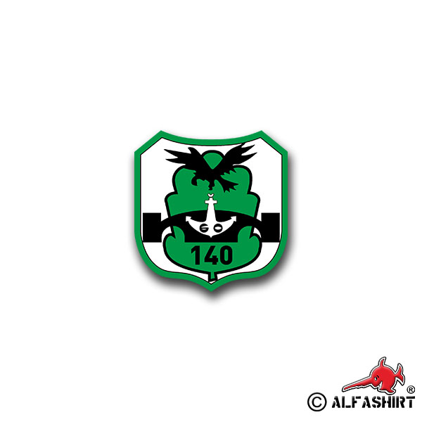 Aufkleber/Sticker PzPiKp 140 Panzerpionierkompanie BW Militär Emblem 7x5cm A1467