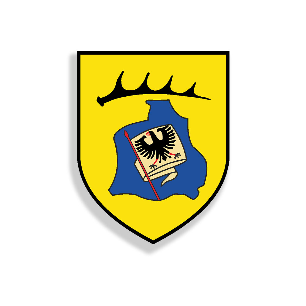 Aufkleber/Sticker VBK 1 Verteidigungskommando Stuttgart WBK Wappen 5x7cm A1174