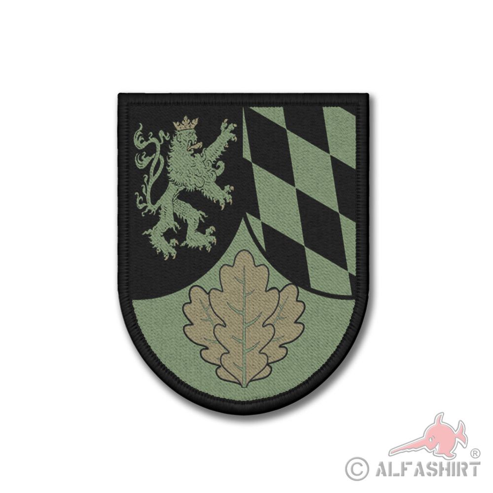 Patch Jägerbataillon 862 Oberpfalz Tarn schwarz oliv Jäger 9x7cm #37356