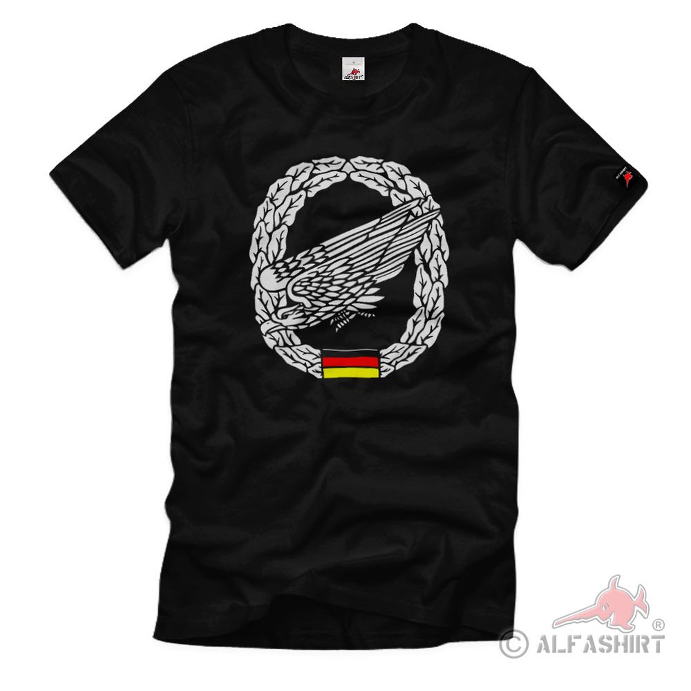 Fallschirmjäger Bw Abzeichen Bundeswehr Falli Grüne Teufel - T Shirt #70