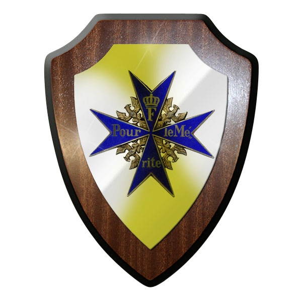 Wappenschild / Wandschild / Wappen - Pour le Mérite Preußen Weimarer #10024 w