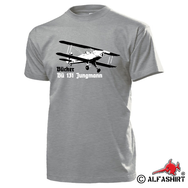 Bücker Bü 131 Jungmann Airplane Sportplane Trainer T Shirt # 15022