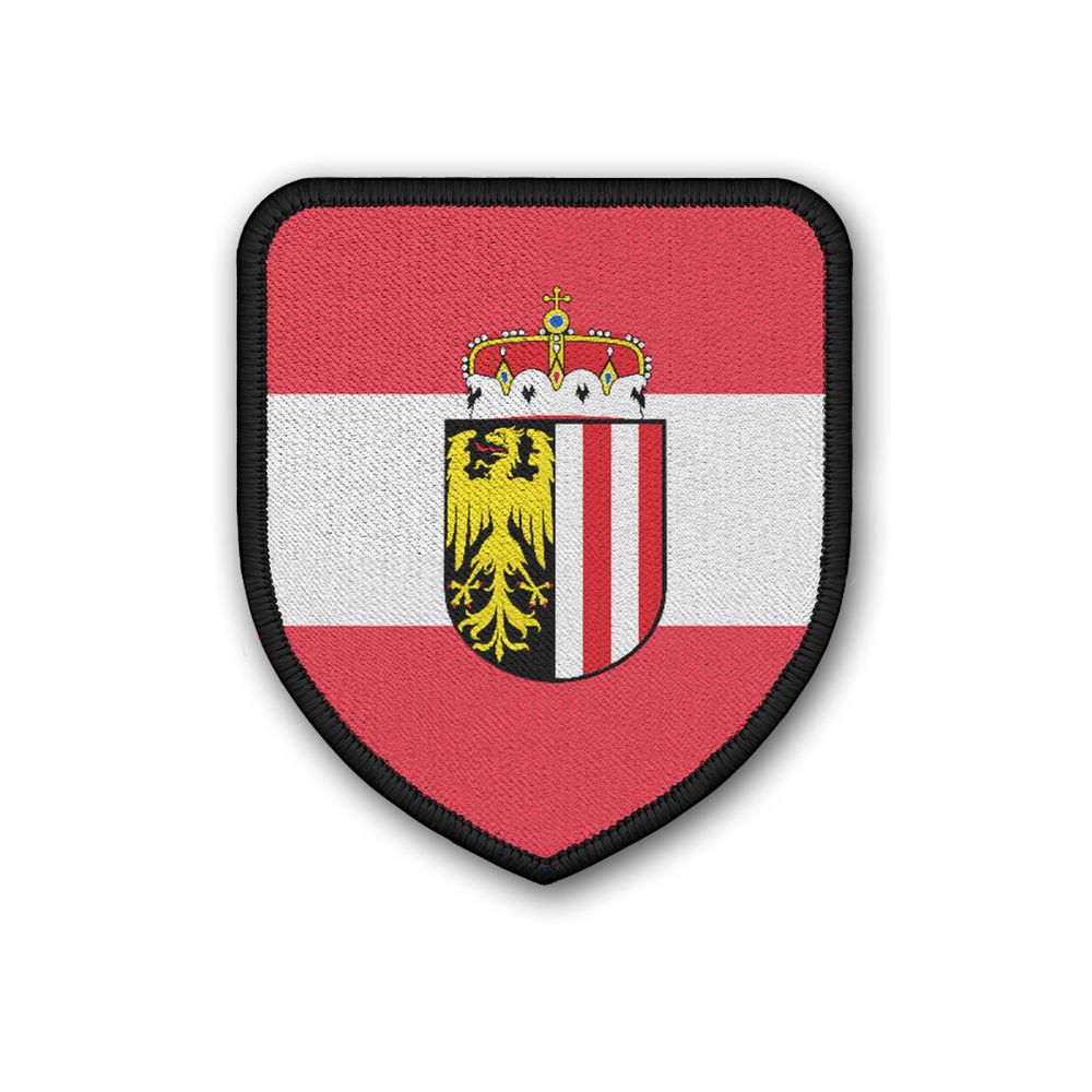 Patch Flagge von Österreich Austria Flagge Wappen Aufnäher Land Staat #21456