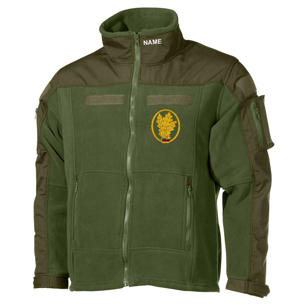 Combat Fleecejacke Gestickt deutscher Jäger Jägertruppe Bundeswehr JgBtl #30470