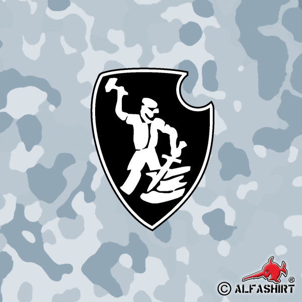 Sticker sPzAbt 507 Heavy Tank Division Tiger Tank 10x8cm A653