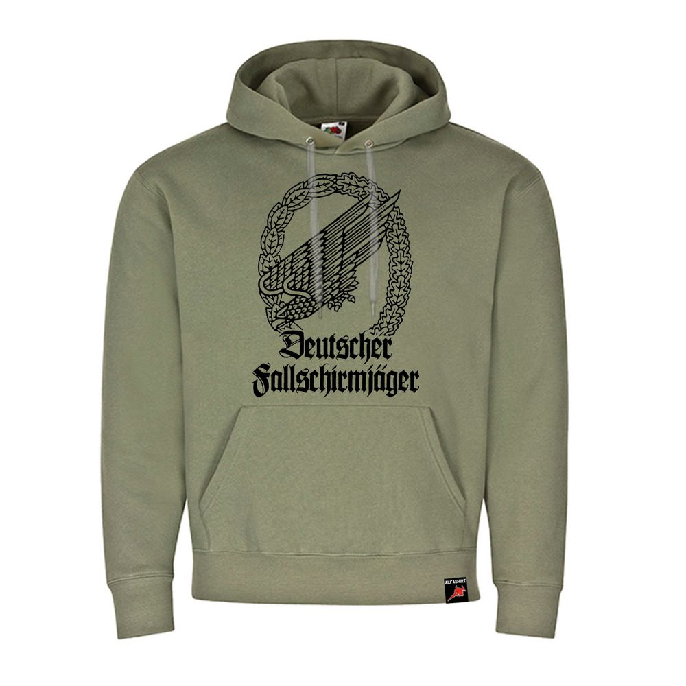 Deutscher Fallschirmjäger Falli Grüne Teufel Bundeswehr - Kapuzenpullover #8906
