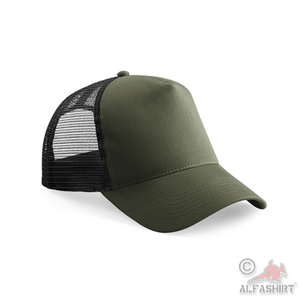 Trucker Cap Snapback Olive Green Black Baseball Cap #44954