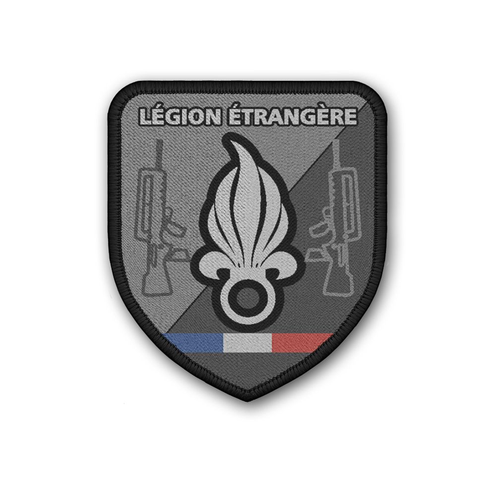 Patch night camo Légion étrangère Fremdenlegion schwarz grau Aufnäher #36626