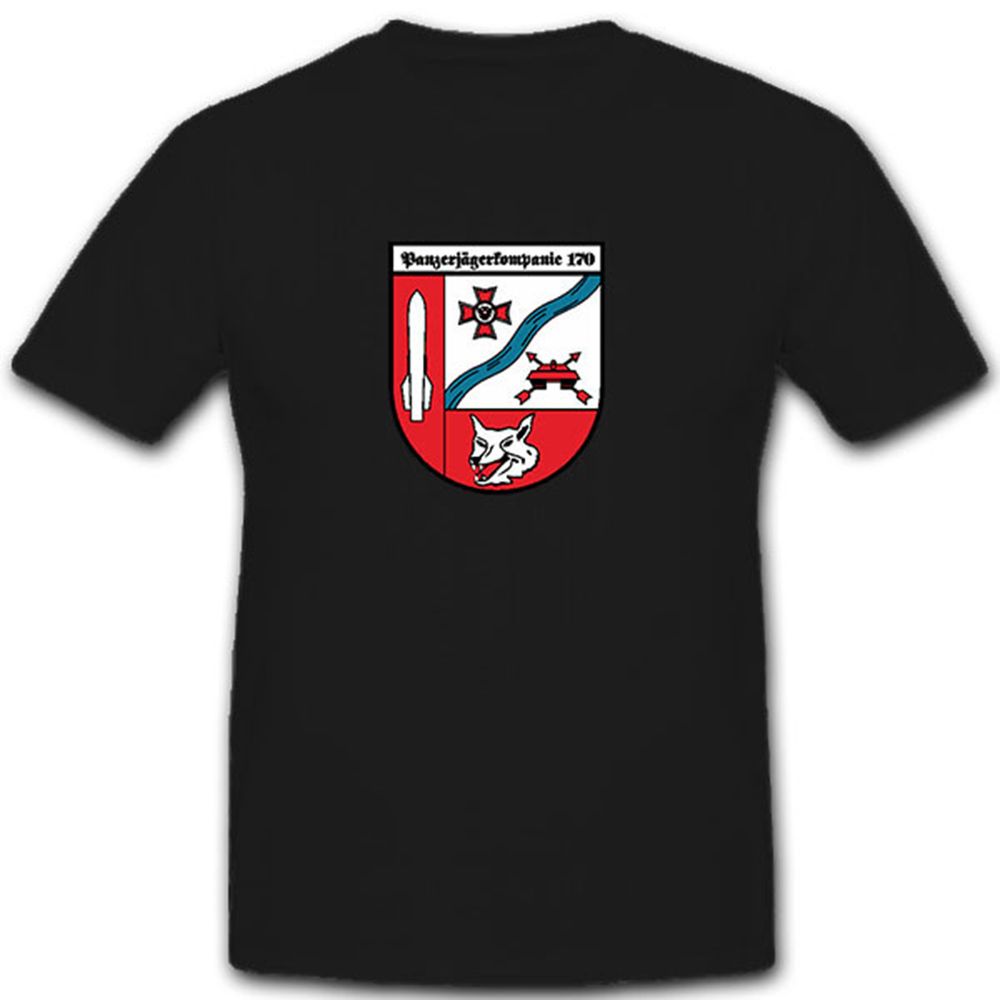 Panzerjägerkompanie Panzer Jäger Kompanie 170 PzJgKp 170 Bund - T Shirt #11308