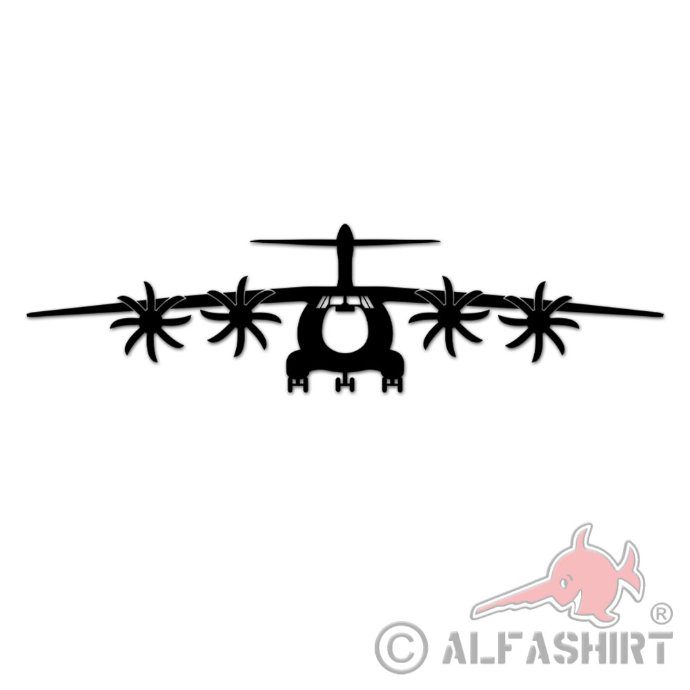 Wall sticker 150x35cm A400m transport aircraft Luftwaffe NATO Bundeswehr #A6309