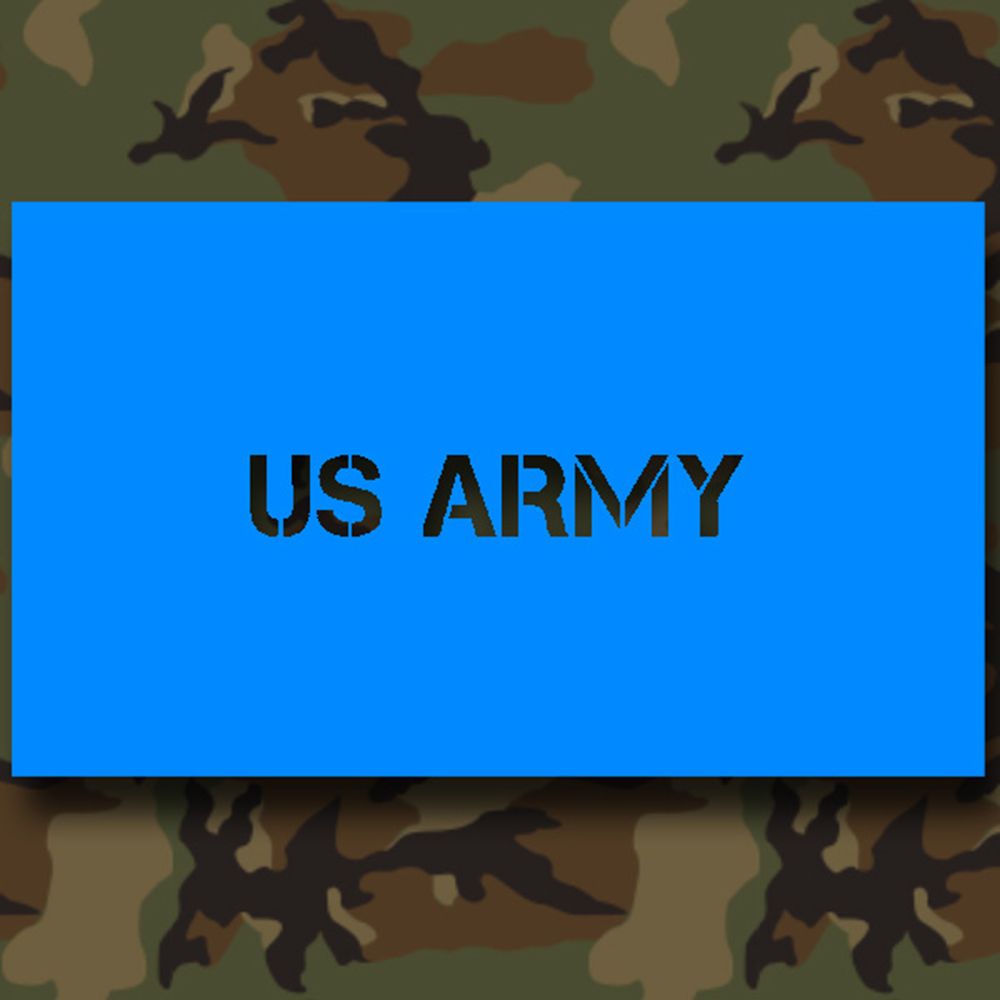 Paint Stencils Sticker US ARMY 7cm A451
