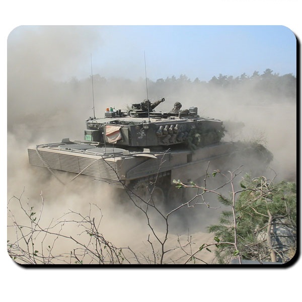 Leo 2 Bundeswehr Kampfpanzer Leopard 2A4 Panzer Bataillon Btl - Mauspad #9775