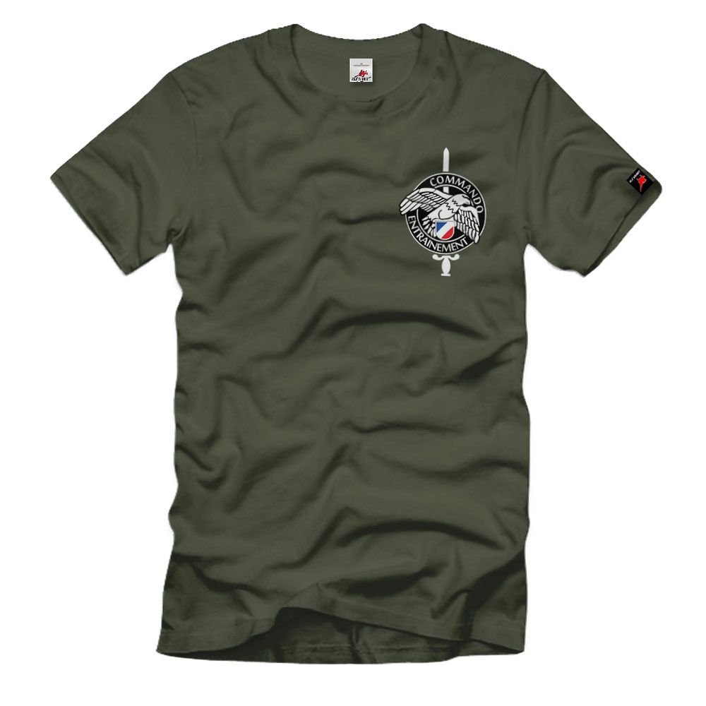 Abzeichen Commando Entrainement französischer Kommando Lehrgang - T Shirt #14174