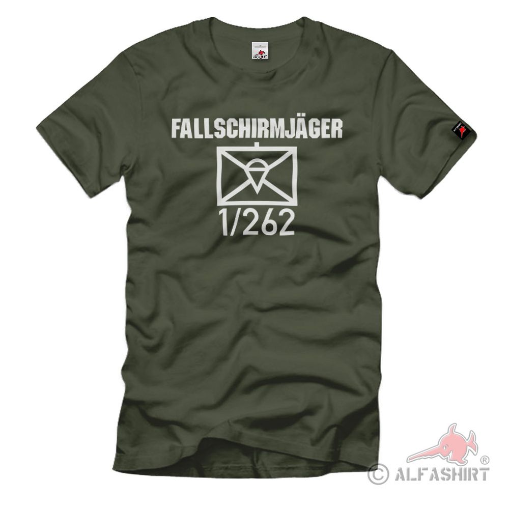 Fallschirmjäger 1-262 FschJgBtl Kompanie Taktisches Zeichen T-Shirt#37410