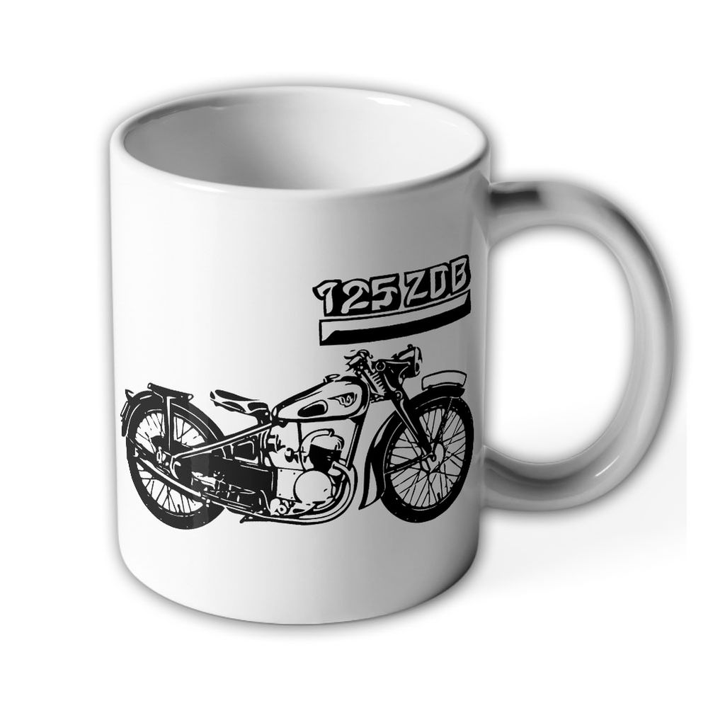 125 ZDB Motorrad Oldtimer Maschine Sammler Kaffee Becher Tasse #14221