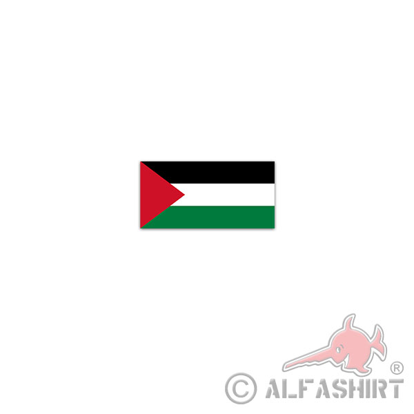 Aufkleber/Sticker Staat Palästina Flagge Dawlat Filastin Arabisch 7x3,5cm A2999