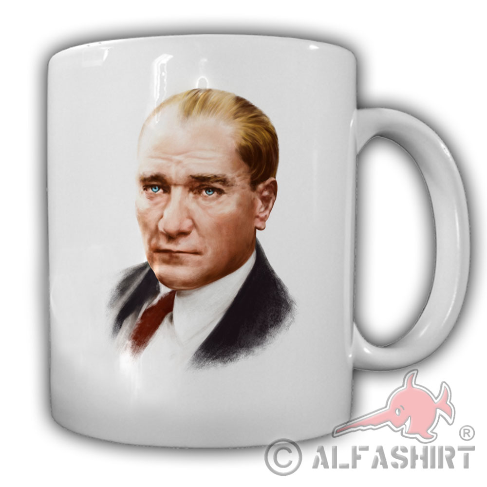Mustafa Kemal Atatürk Typ 2 Präsident Türkei Republik Osmane Tasse #27585