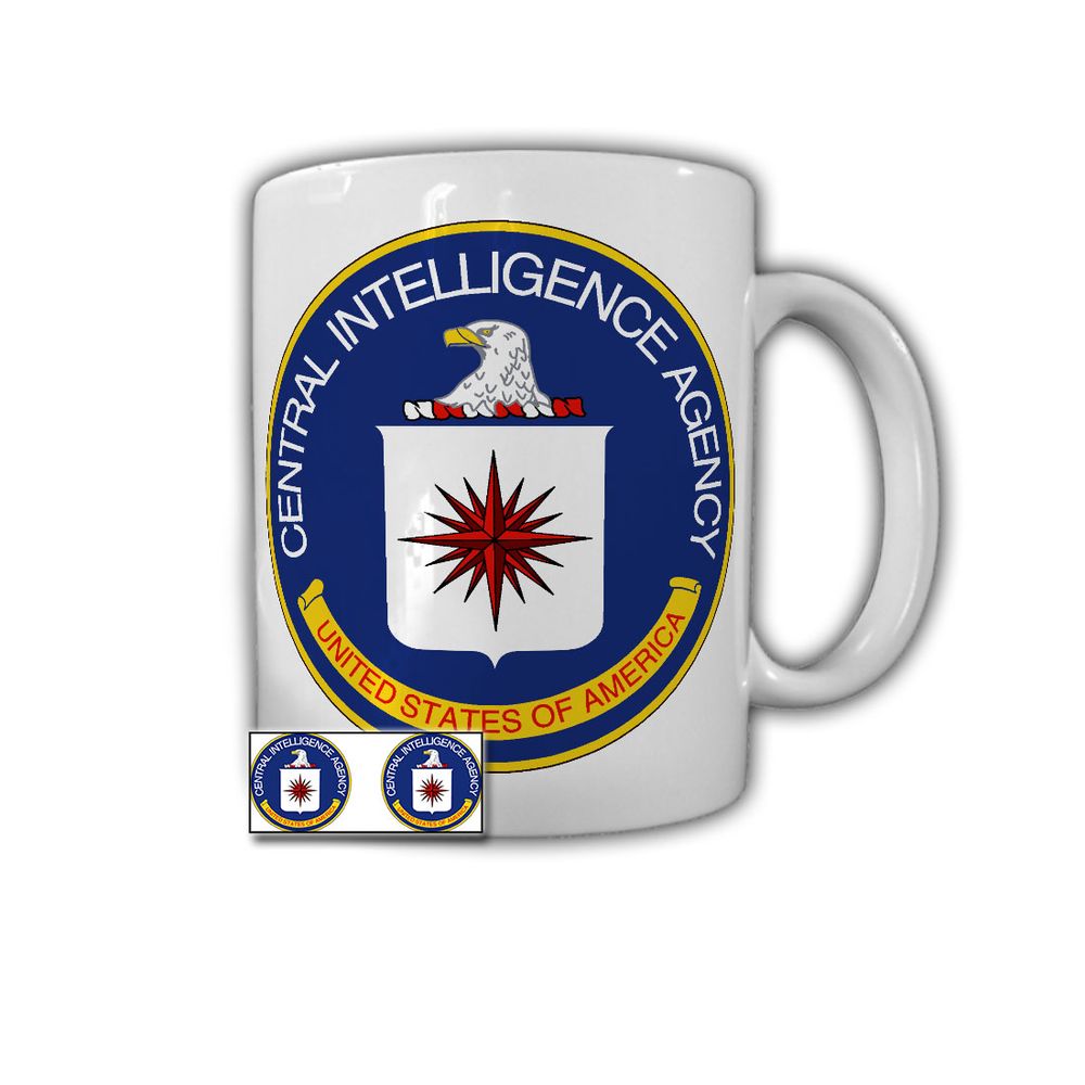 Tasse CIA Wappen Geheimdienst Amerika Abzeichen Emblem Central #27884