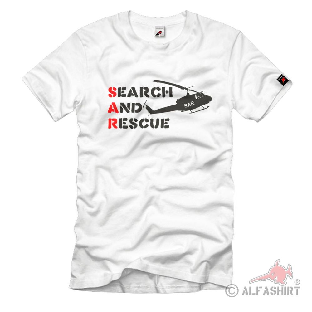 Sar Suche Und Rettung Bundeswehr Einheit Luftwaffe Helicopter T Shirt #2164