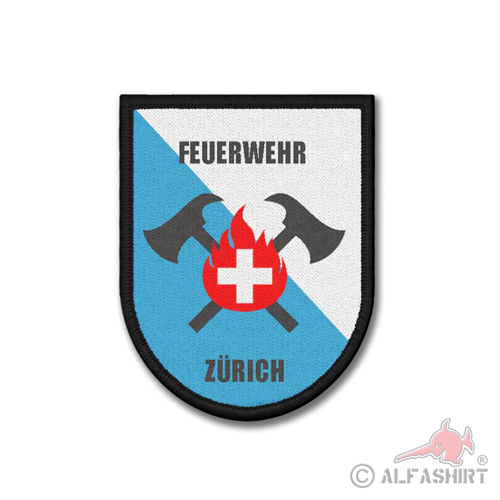Patch Feuerwehr Zürich Freiwillige Feuerwehr Rettung Schweiz Schweizer #37267