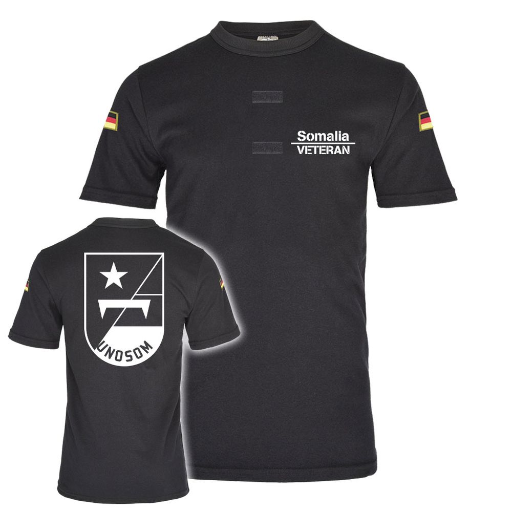 BW Tropenshirt Schwarz mit Flausch UNOSOM United Nations #47621