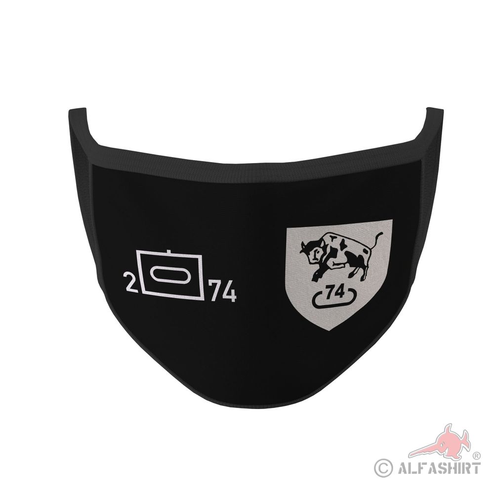 Mouth mask 2 PzBtl 74 BW tactical sign noses Cuxhaven Altenwalde # 36034