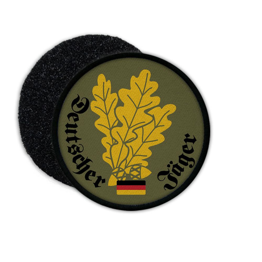 Patch Deutscher Jäger BW Jägertruppe Eichenlaub Abzeichen Aufnäher #23252