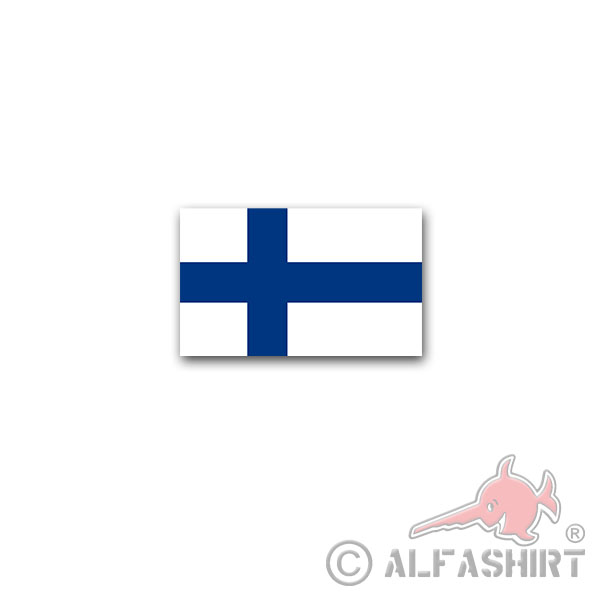 Aufkleber/Sticker Finnland Flagge Suomen tasavalta Finnisch Finland 11x7cm A2946