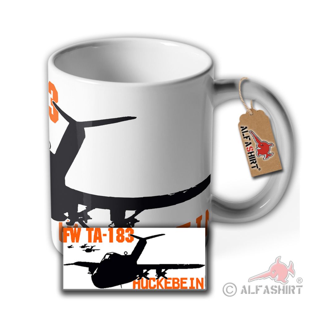 Mug FW TA 183 Huckebein Luftwaffe Germany German Reich secret # 35776