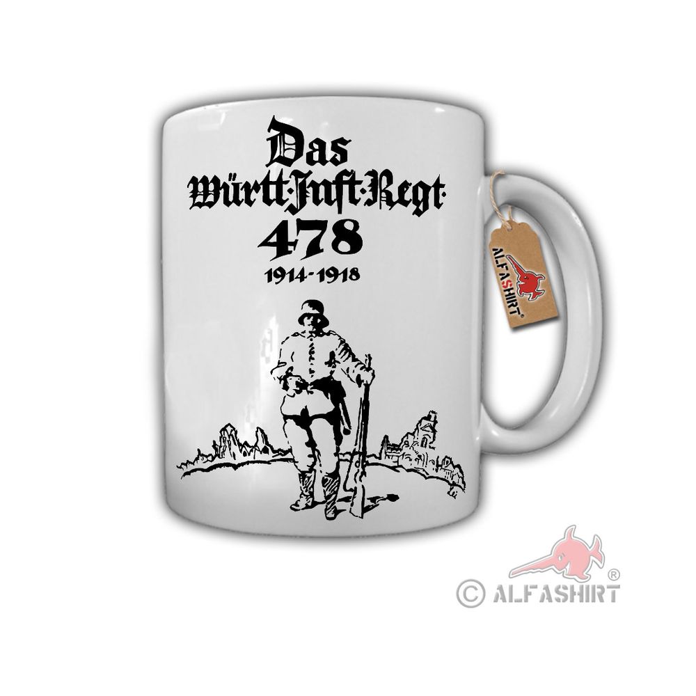 Württ Infanterie Regiment 478 Württemberg Inf Rgt Soldat Heer - Tasse #26877