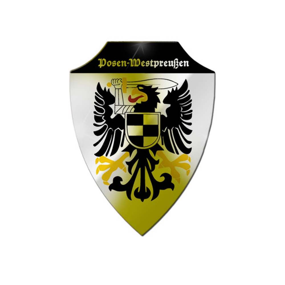 Wappenschild Posen Westpreußen Wappen Heimat Preußen Deutschland #23010
