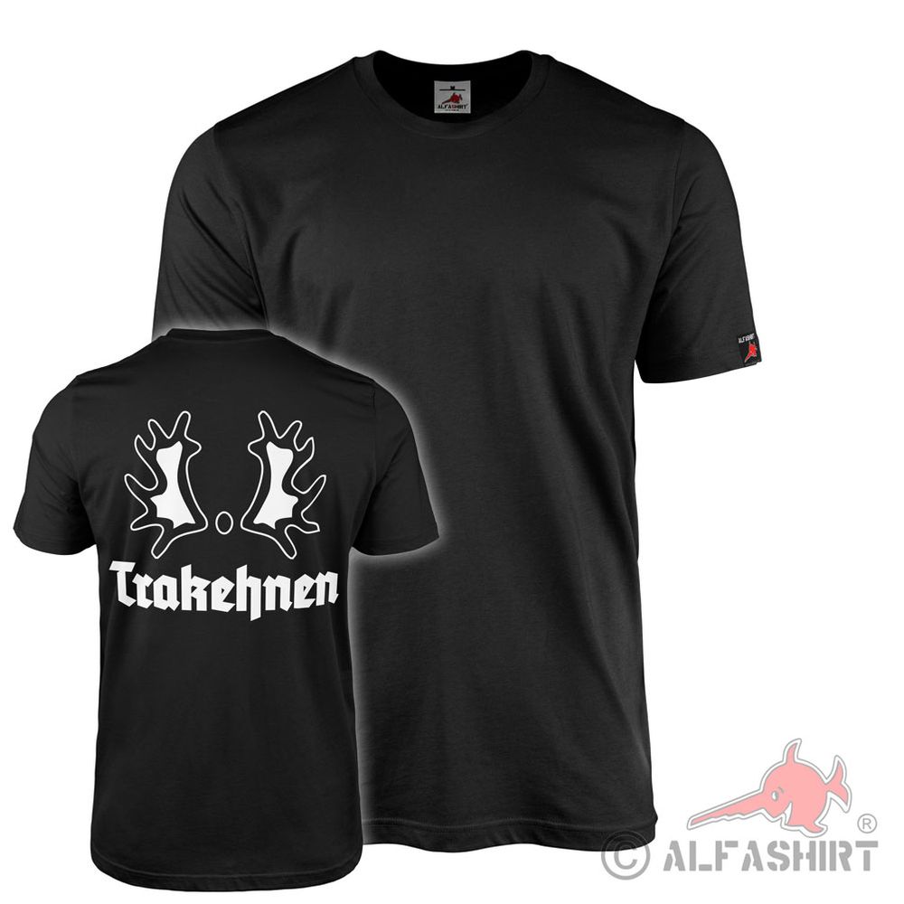 Trakehnen Trakener Wappen Abzeichen Ostpreußen Gestüt T-Shirt#41114