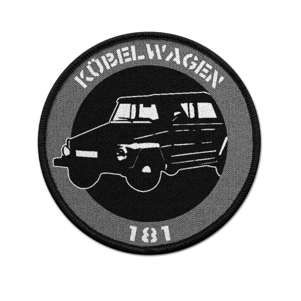 Patch Kübelwagen 181 Militär Auto Bundeswehr KFZ Fahrzeug Gelände #12810