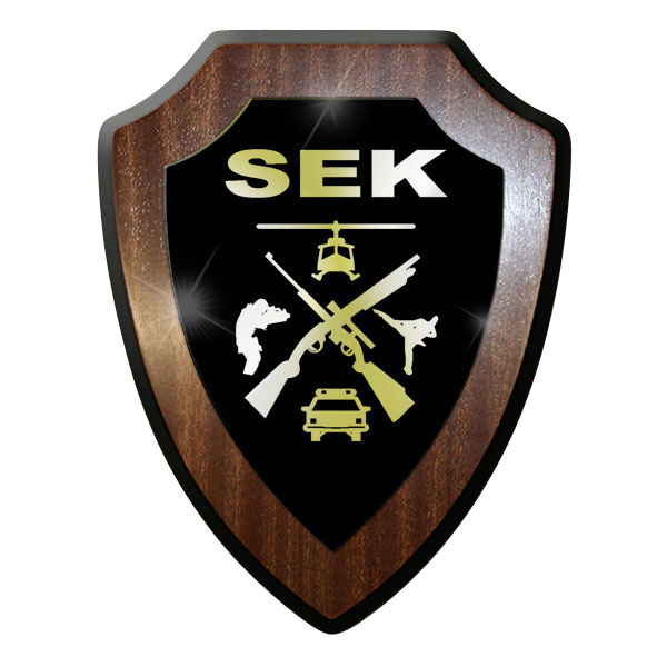 Wappenschild / Wandschild / Wappen - Sondereinsatzkommando SEK Polizei #9039