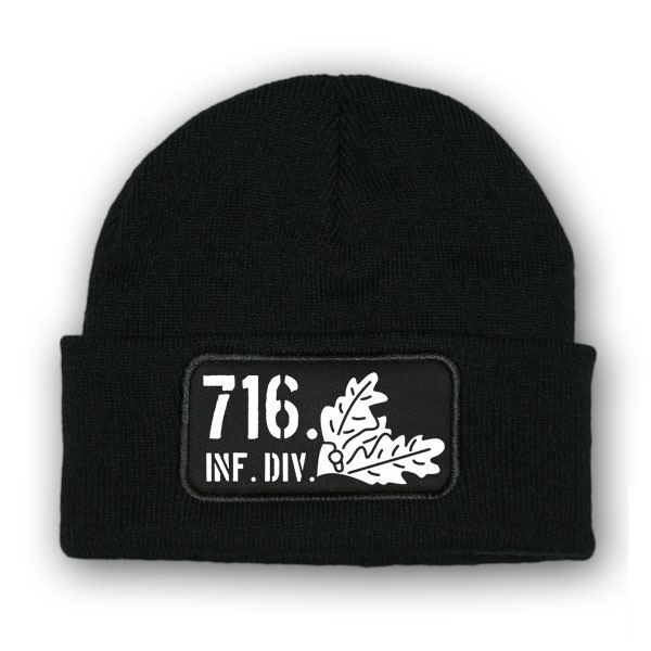 Mütze / Beenie 716. Inf Div Infanterie Division Militär Einheit #7889