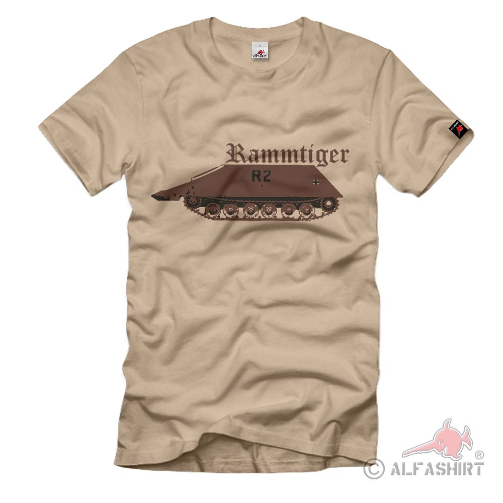 Rammtiger Rammbock Wh Wk Bundeswehr Bw Räumpanzer Miltär- T Shirt #709