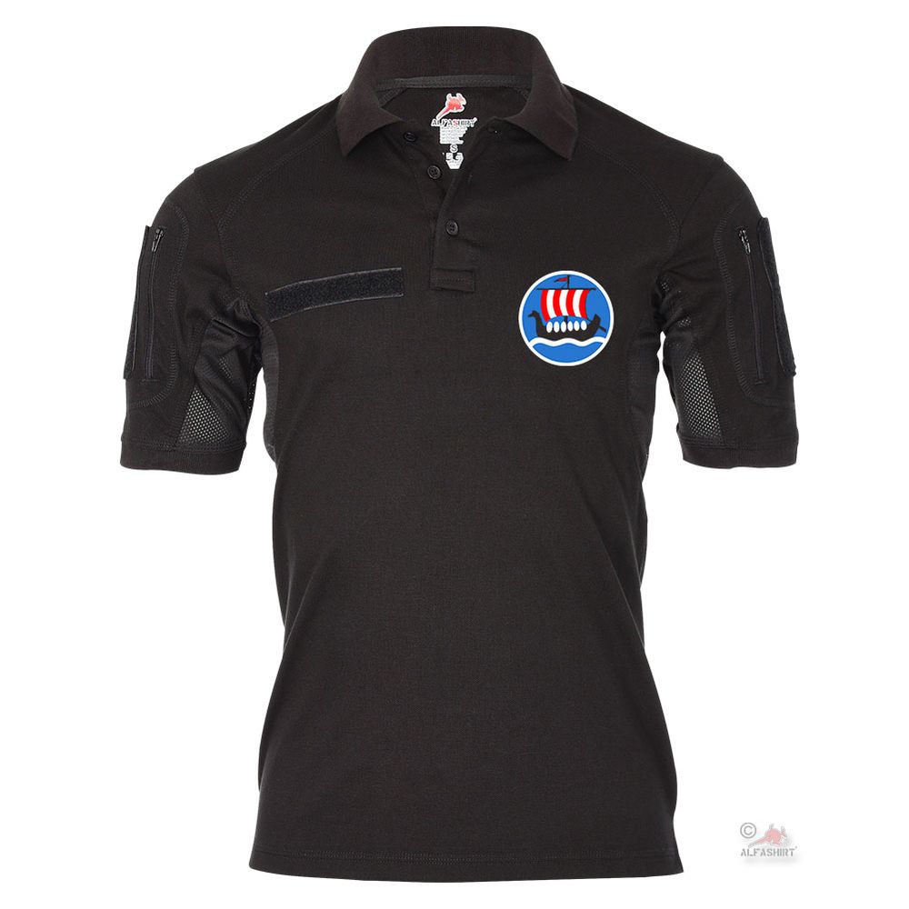 Tactical Poloshirt Alfa Wikingerschiff Boot Odin Mythologie Krieger #19402