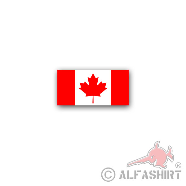 Sticker Canada Flag Canada North American State 7x3,5cm A2984