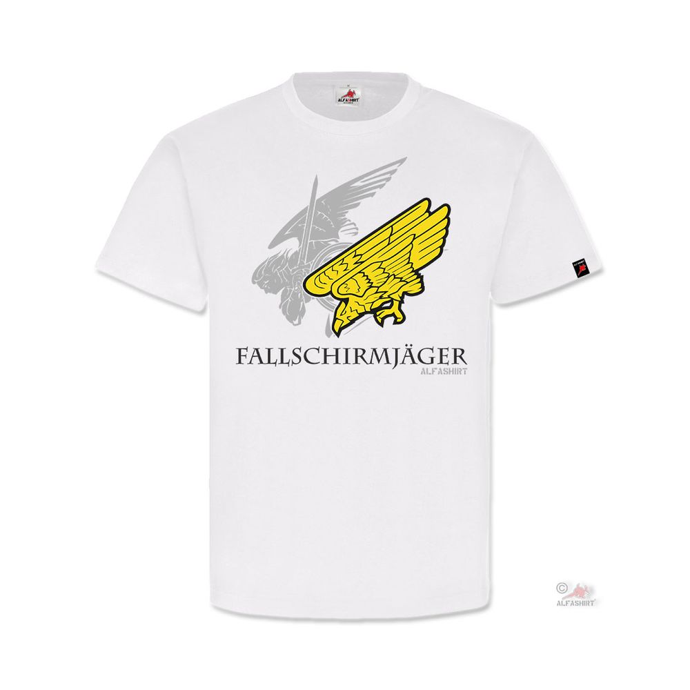 St Michael FALLSCHIRMJÄGER Schutzpatron Tactical stürzender Adler T-Shirt#31565