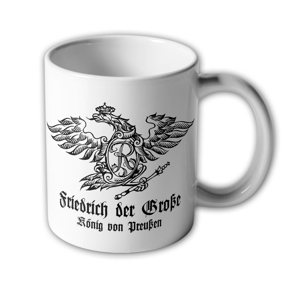 Tasse Friedrich der Große Adler Wappen Alter Fritz Preußen Fridericus Rex #44838