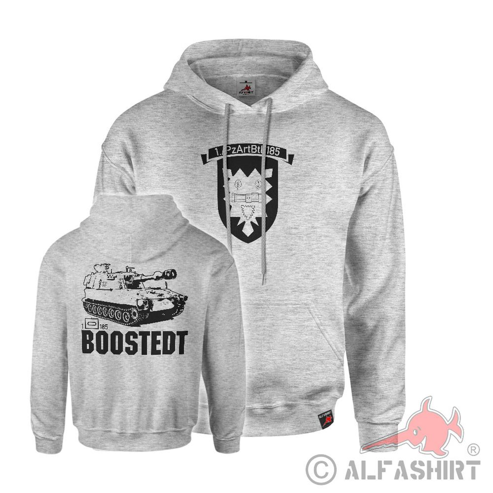 Hoodie 1 PzBtl 185 Boostedt Bundeswehr Panzerbataillon #44061