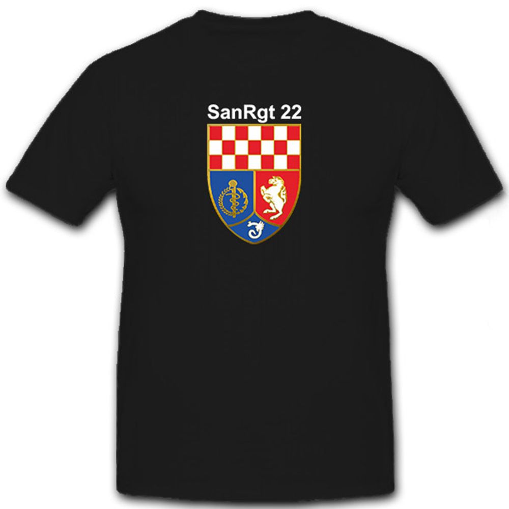 Copytec SanRgt 22 Sanitätsregiment Sanitätsdienst Bundeswehr - T Shirt #6642