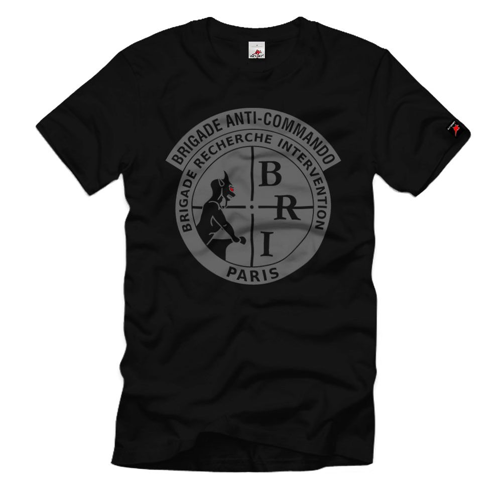 Brigade Anti-Commando BRI Paris Recherche et d'Intervention T-Shirt#33985