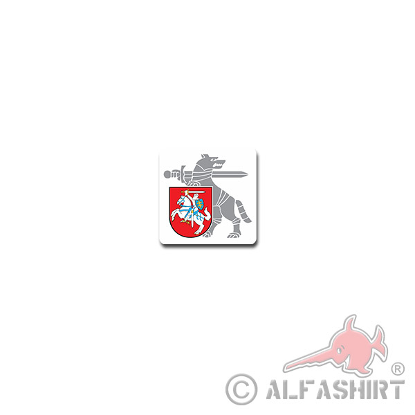 Litauische Streitkräfte Lietuvos ginkluotosios pajėgos Republik 7x7cm#A3864