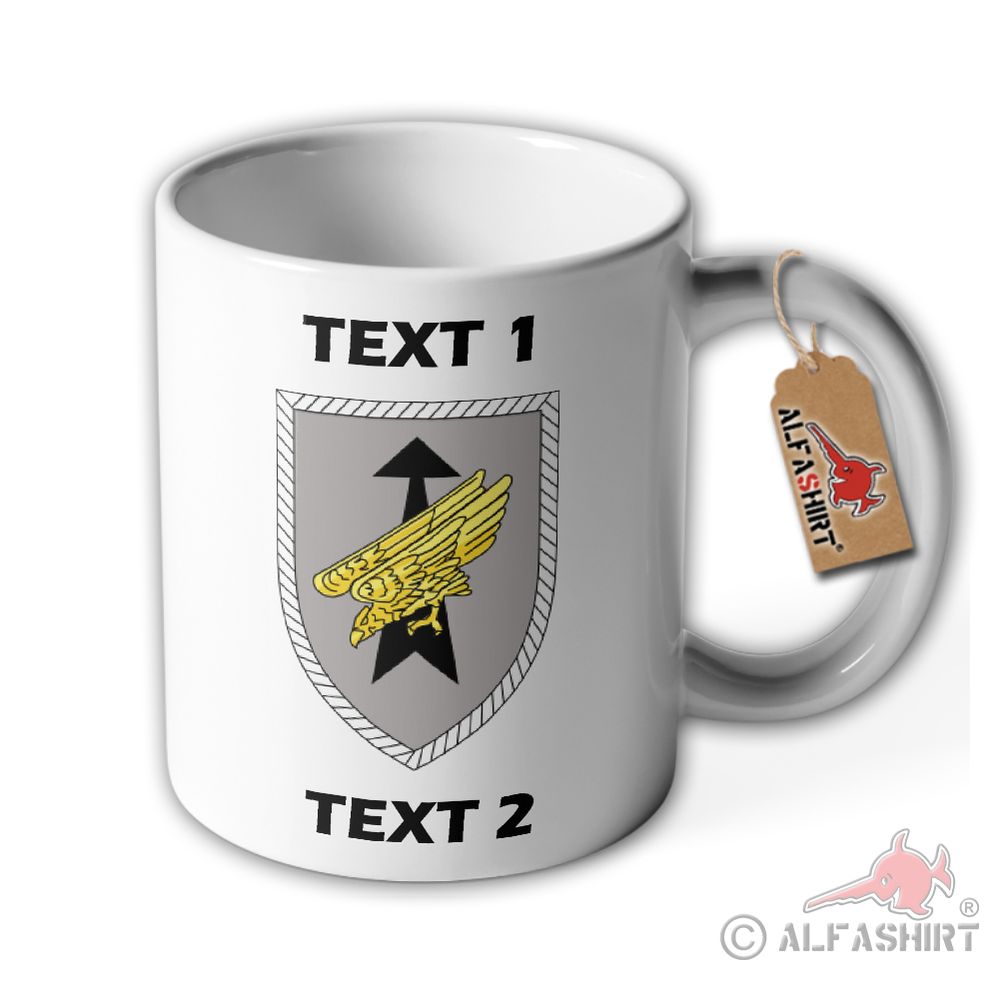 Tasse DSK Persolisiert Wunschtext Abzeichen  #36327